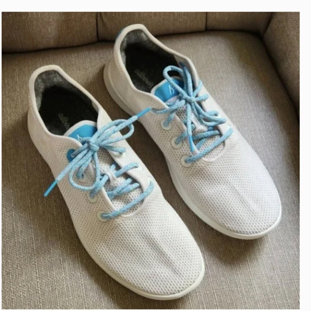 AllBirds x Just Water All White Women's White Tree Runner Sneakers Size 9